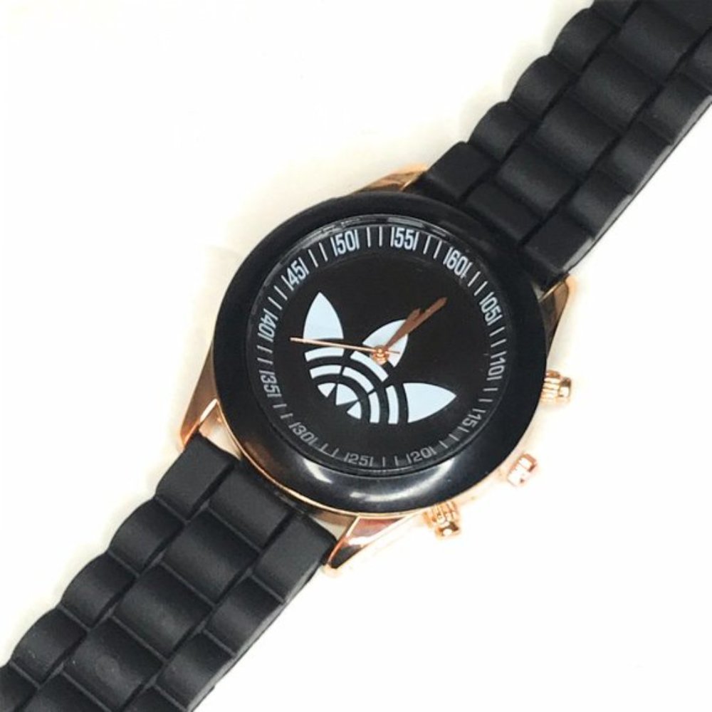 Black Adidas Watch with Silicone Band NWOT - Picture 4 of 7